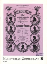 Silhouettes, Op. 18 piano sheet music cover